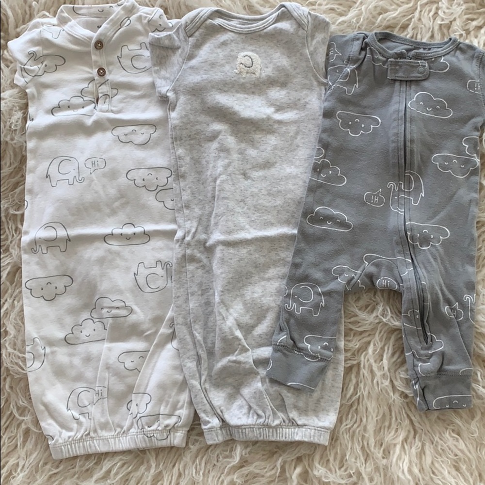 5/$30 Lot Carters Unisex Pajamas
